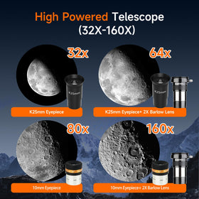 SVBONY SV520 AZ mount enabling smooth, precise sky tracking.