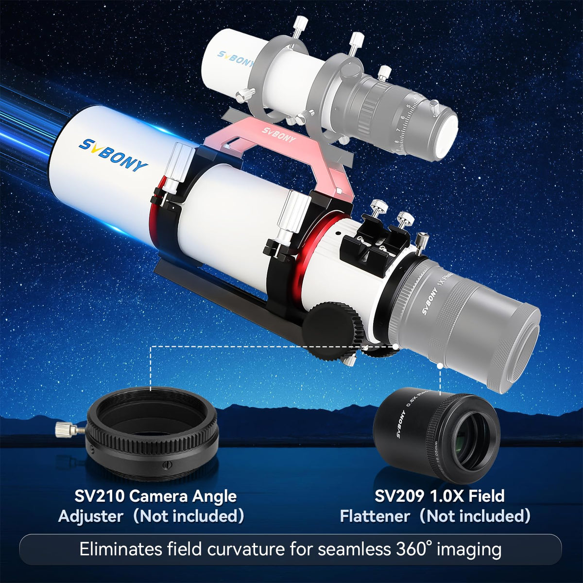 SVBONY SV550 is ideal for Messier targets and deep-sky viewing.