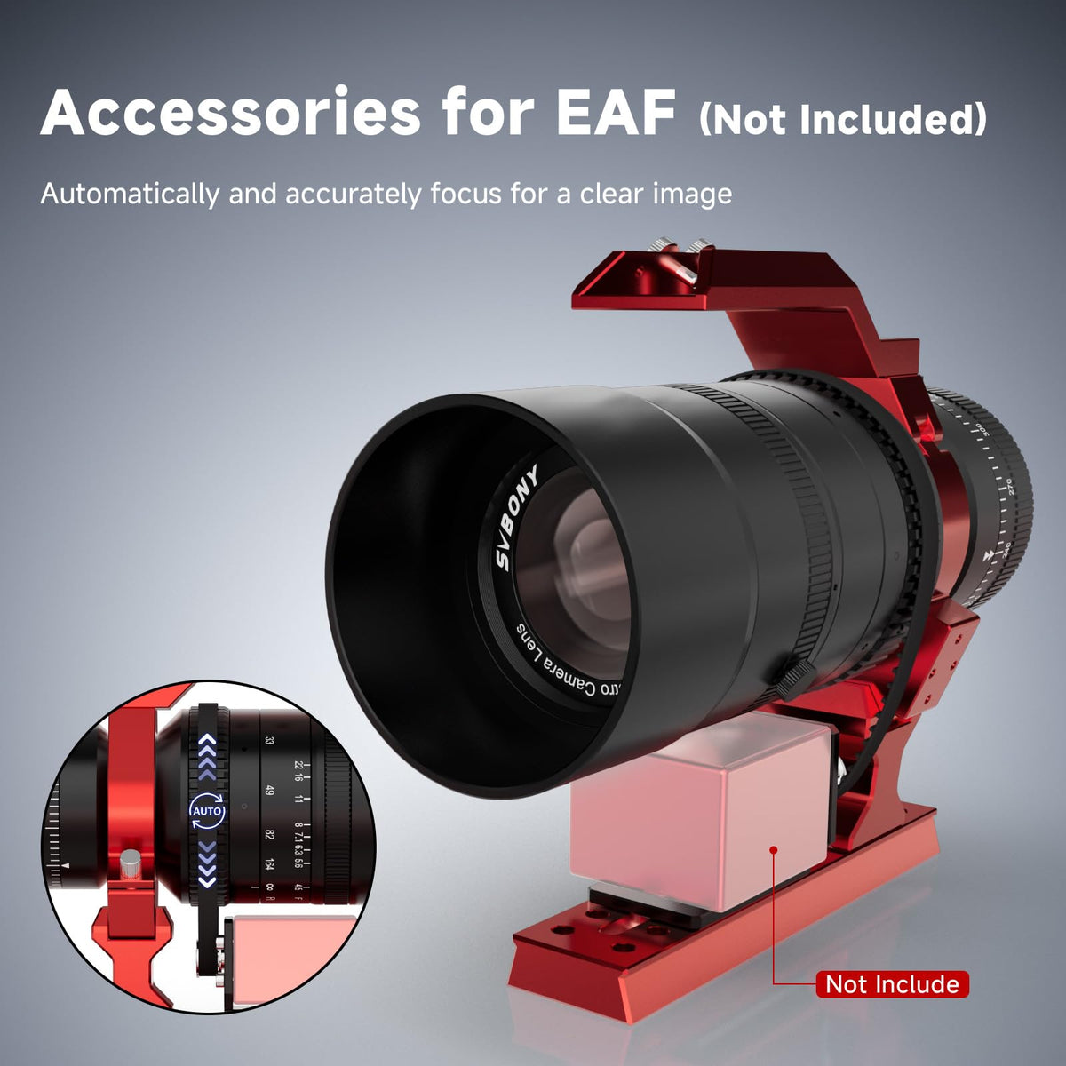 SVBONY SV555 360-degree rotatable tube enables flexible shooting angles.