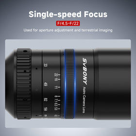 SVBONY SV555 full-frame compatibility supports wide-field imaging.