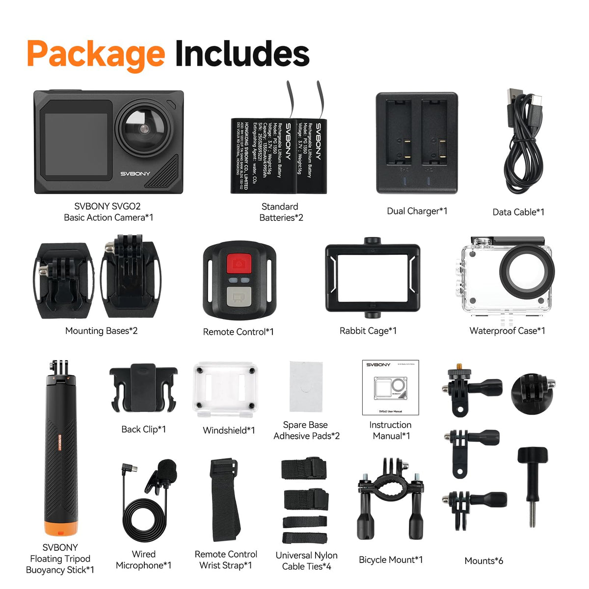 SVGo2 all-accessory kit ready for diverse adventures