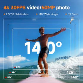 SVGo2 stabilization view during action sport for smooth footage