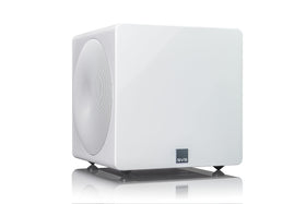 SVS 3000 Micro subwoofer front view delivers powerful bass for music and movies.