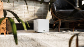 SVS 3000 Micro subwoofer sealed cabinet ensures clean, controlled bass at high output.