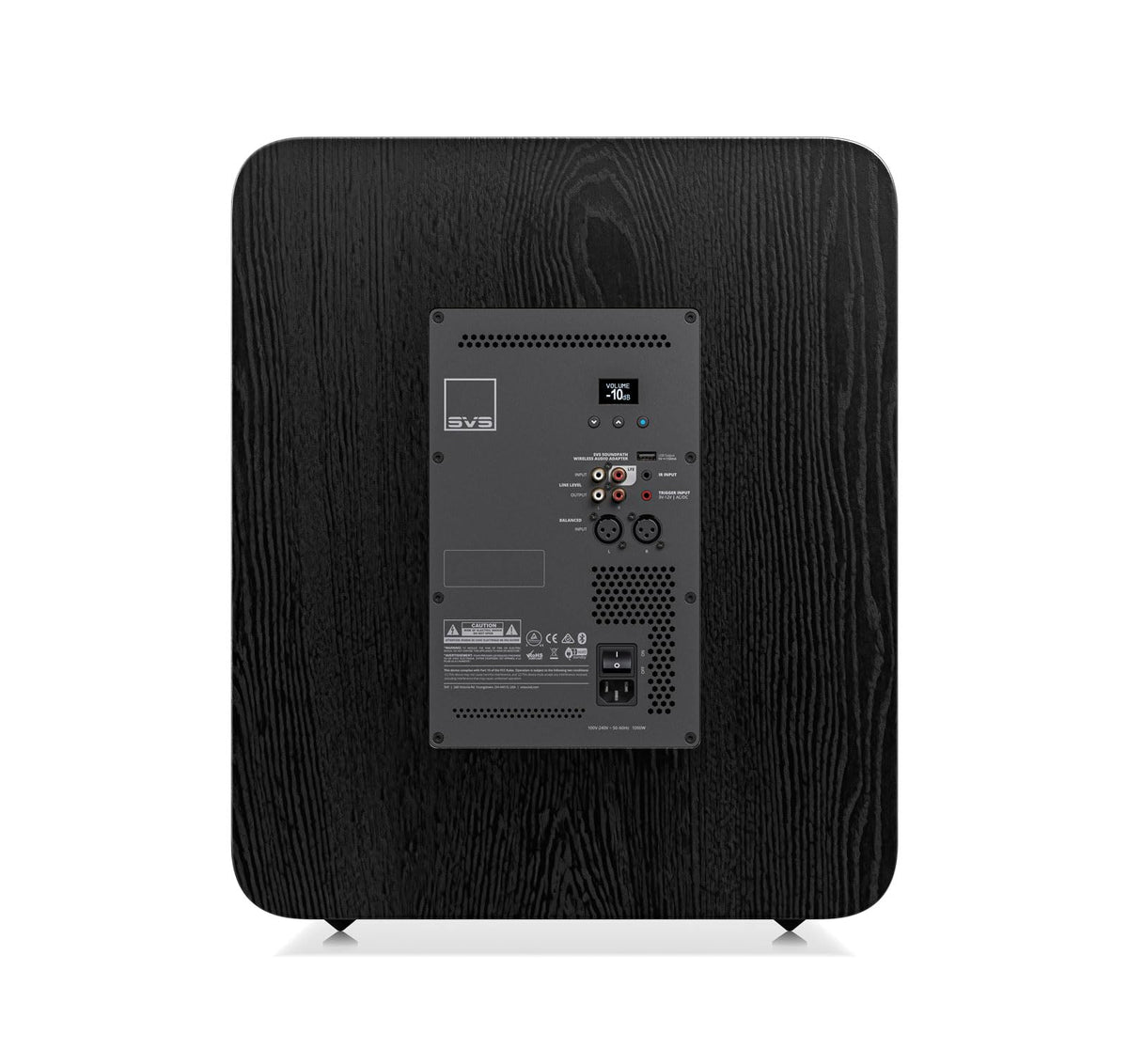 SVS PB-3000 R Evolution DSP panel emphasizes tuned low-end response