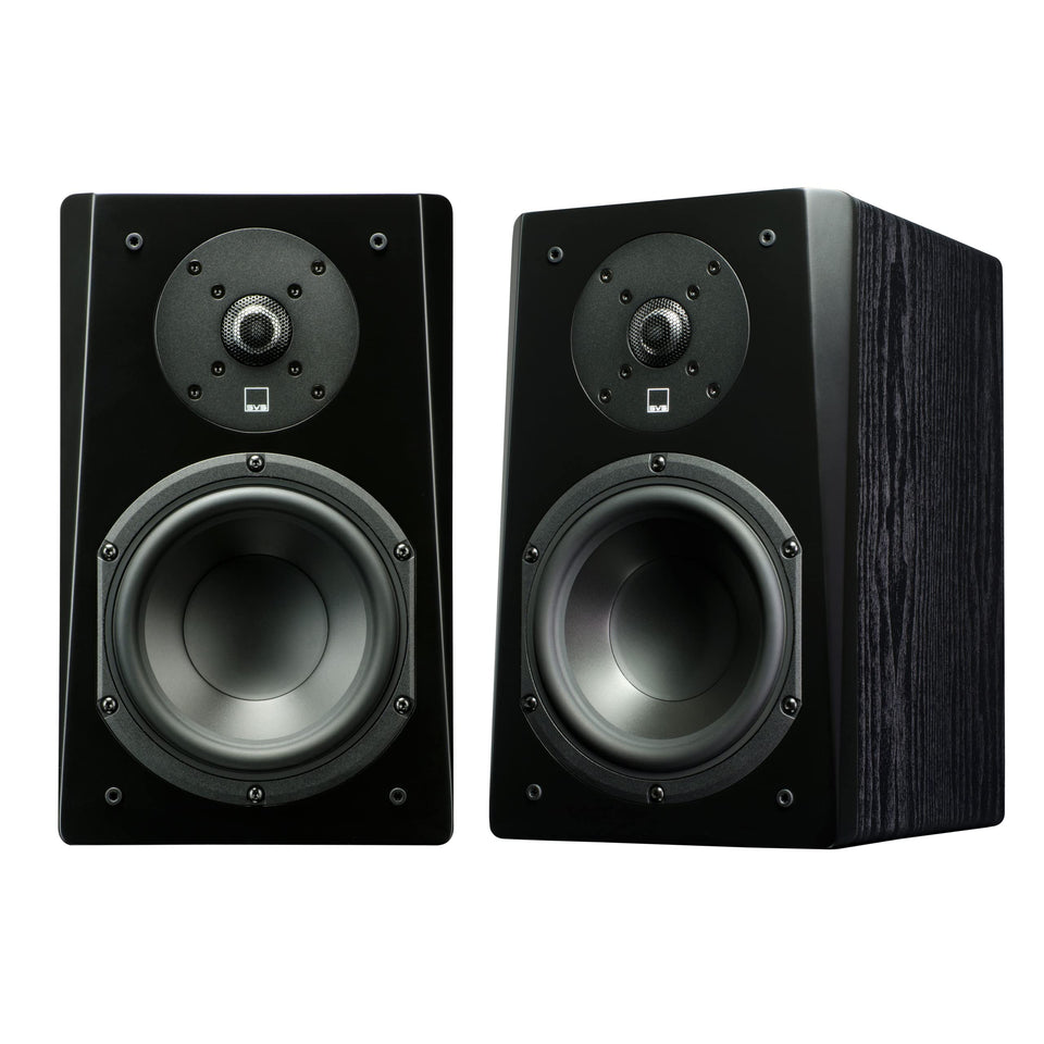 SVS Prime Bookshelf front view, compact design ideal for versatile placement
