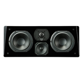 SVS Prime Center highlights smooth transitions via 3-way crossover for balanced front stage.