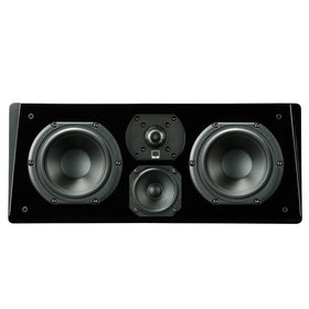 SVS Prime Center woofer detail with cast basket for precise bass.