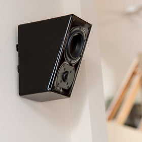SVS Prime Elevation mid-woofer image emphasizes 4.5-inch woofer for robust mid-bass
