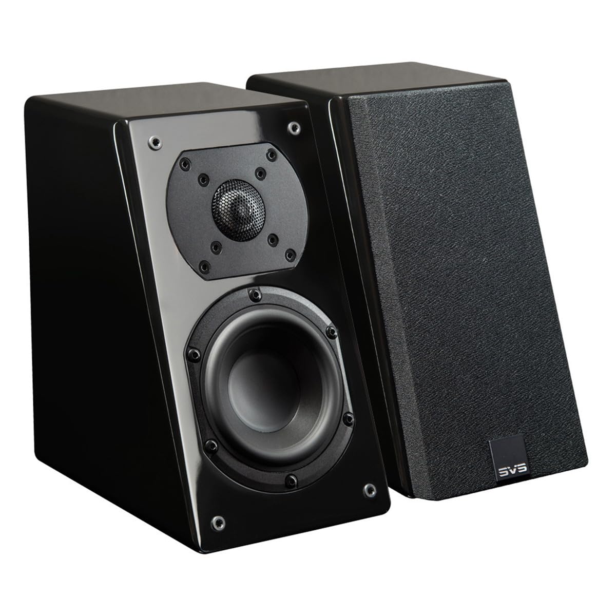 SVS Prime Elevation pair front view showcases immersive height and surround capability