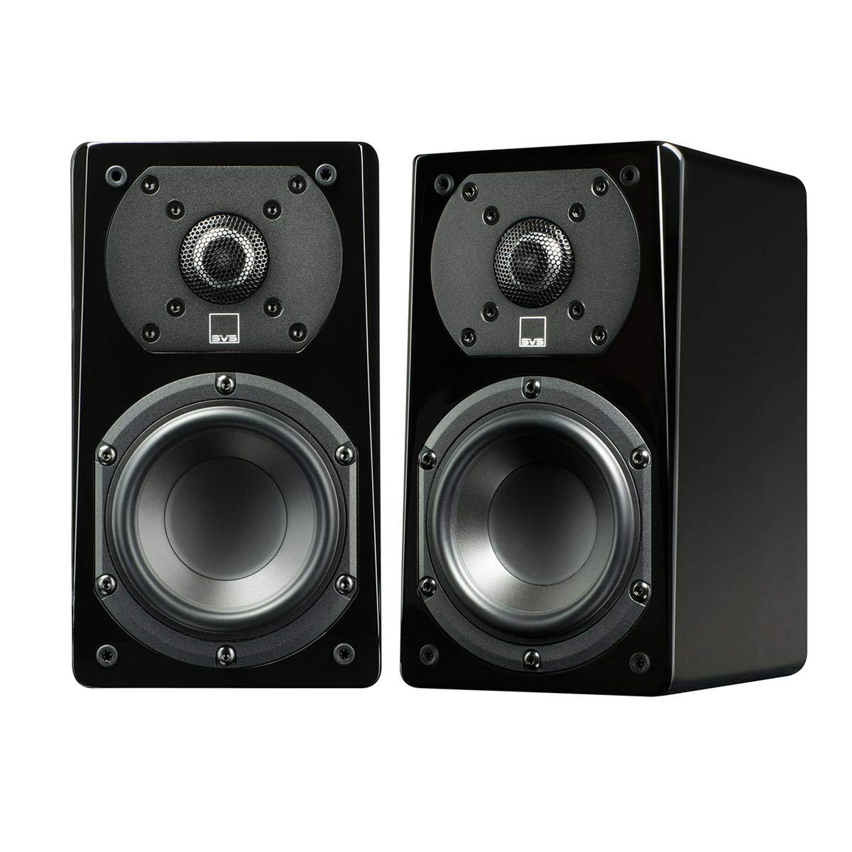 SVS Prime Satellite offers dynamic performance from a compact piano gloss black cabinet for immersive home audio.