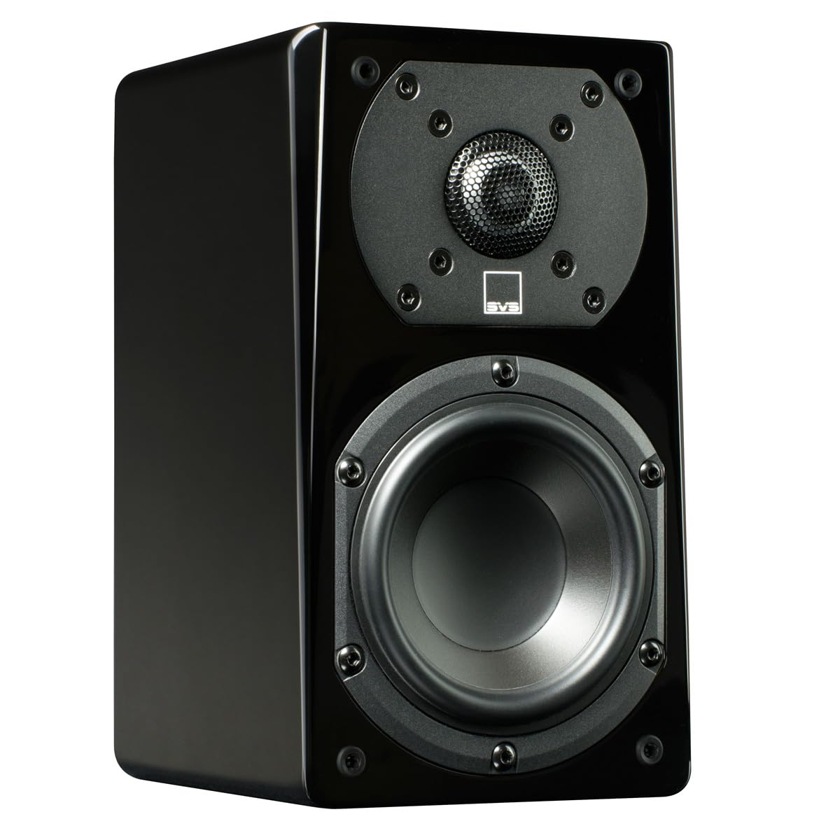 SVS Prime Satellite 4.5-inch woofer delivers focused bass in small to medium rooms.