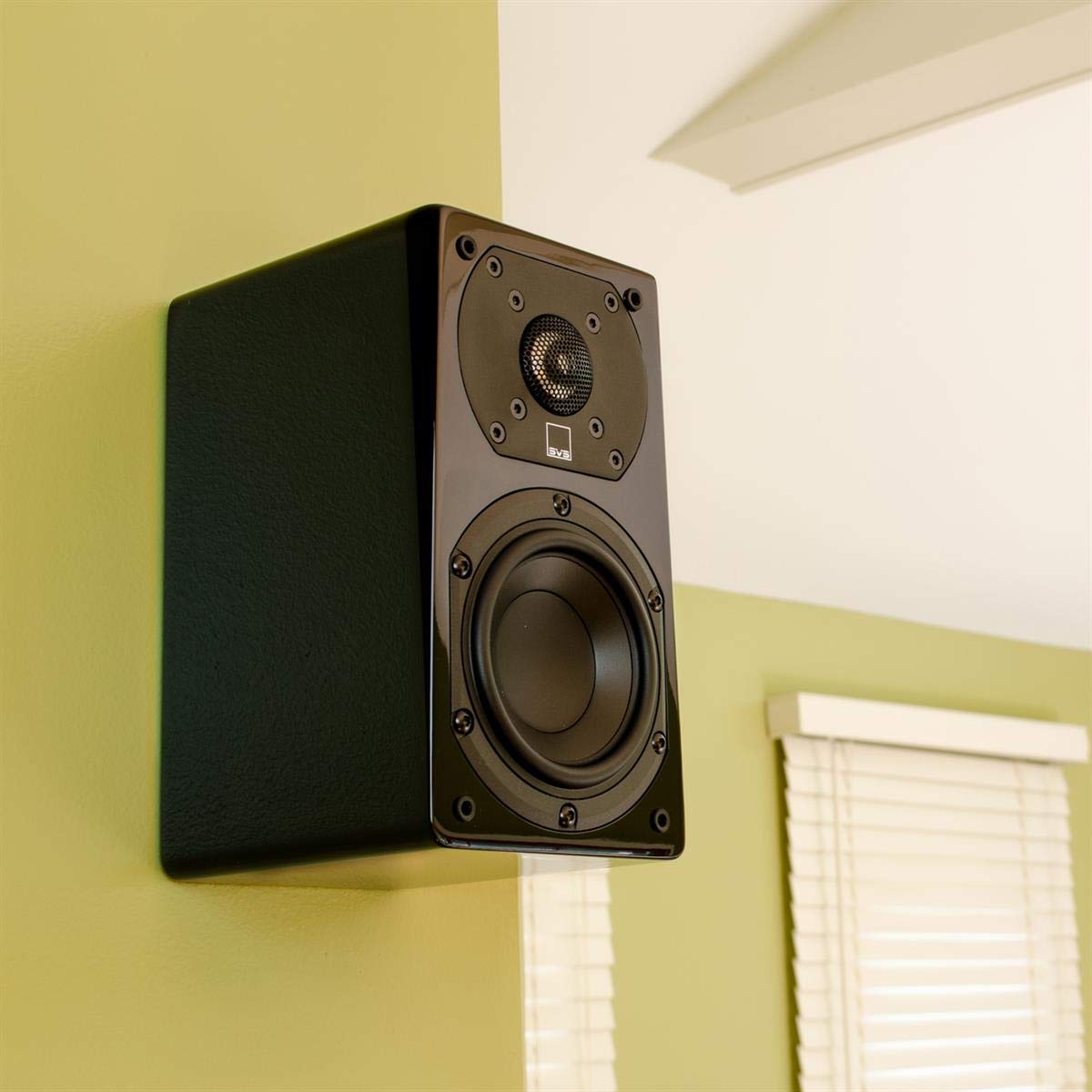 SVS Prime Satellite is designed for wall or ceiling mounting with easy integration into living spaces.