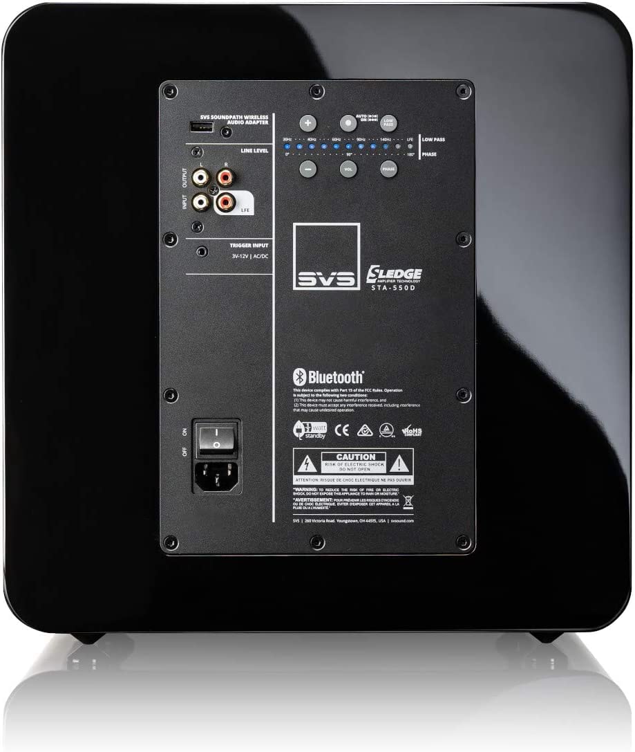 SVS SB-2000 Pro 12-inch high-excursion driver close-up emphasizing deep bass reach