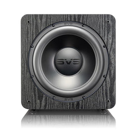 SVS SB-2000 Pro sealed cabinet in black ash for compact placement.
