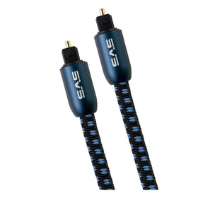 SVS front connector close-up showing 24K gold plating and secure fit benefit