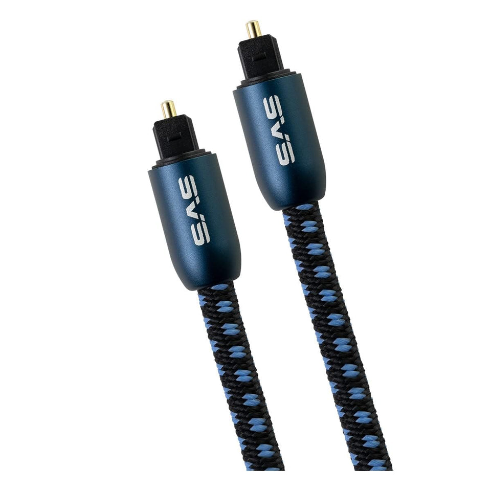 SVS front connector close-up showing 24K gold plating and secure fit benefit