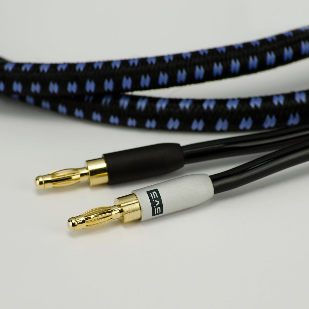 SVS Ultra dual-conductor design emphasizing clean signal transfer between components.