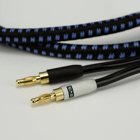 SVS Ultra dual-conductor design emphasizing clean signal transfer between components.
