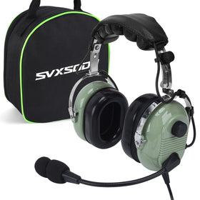 SVXSODA aviation headset in cockpit for clear training communications.