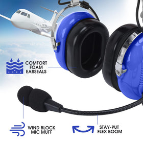 SVXSODA boom microphone detail for clear cockpit communication