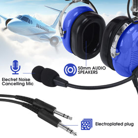 SVXSODA headset in cockpit demonstrating noise reduction benefit