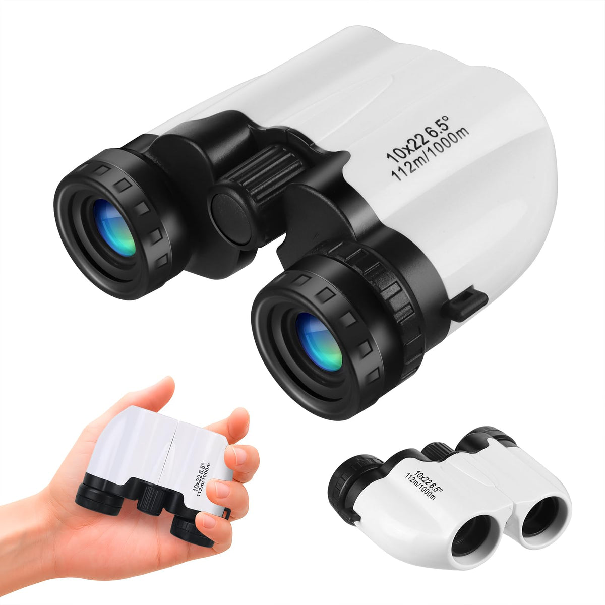SVylthorix compact binoculars in hand for easy, pocket-sized birding during hikes.