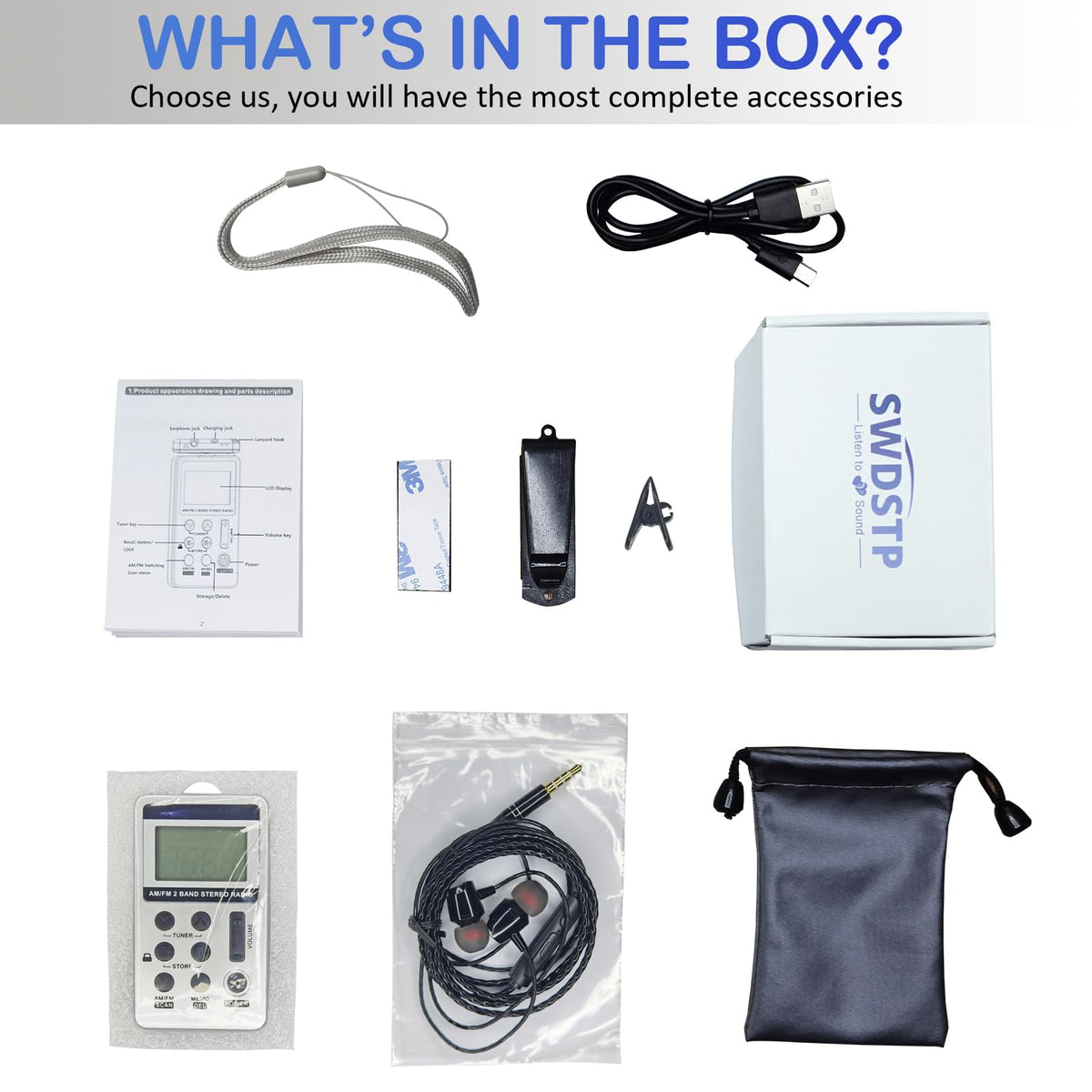 SWDSTP compact pocket size fits easily in your bag or pocket.