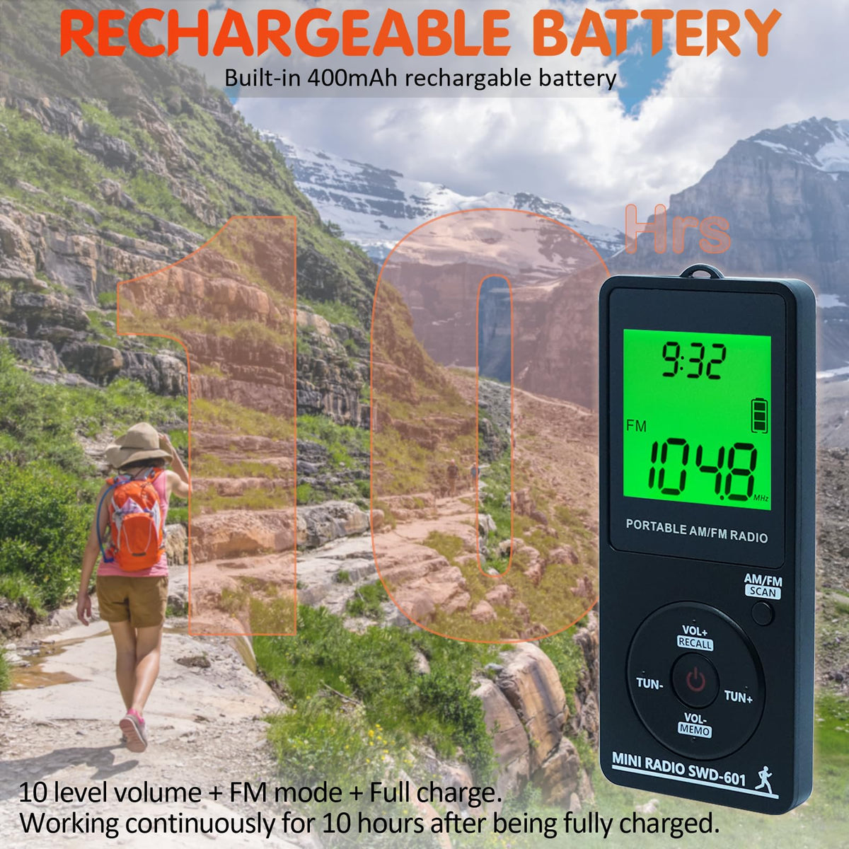 SWDSTP DSP signal processing delivers stable reception during workouts.