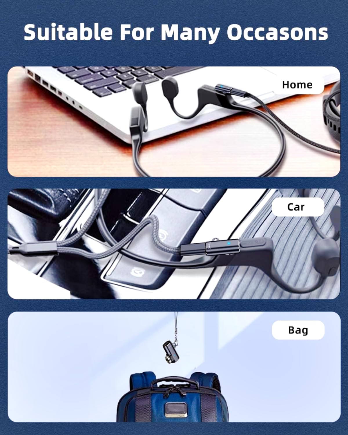 sweguard OpenRun Mini charger adapter, compact and portable