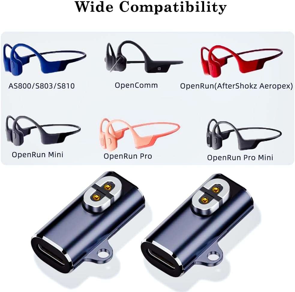 sweguard travel-friendly charging setup for Shokz headphones