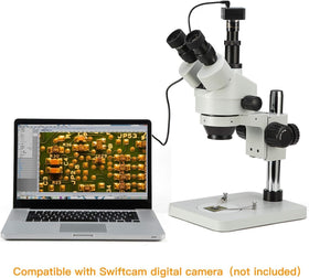 SWIFT additional objectives 0.5x and 2.0x expand magnification options.