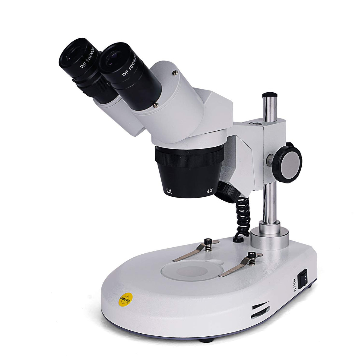 Swift S306S-20-2L binocular head enables 360-degree viewing for collaborative work.