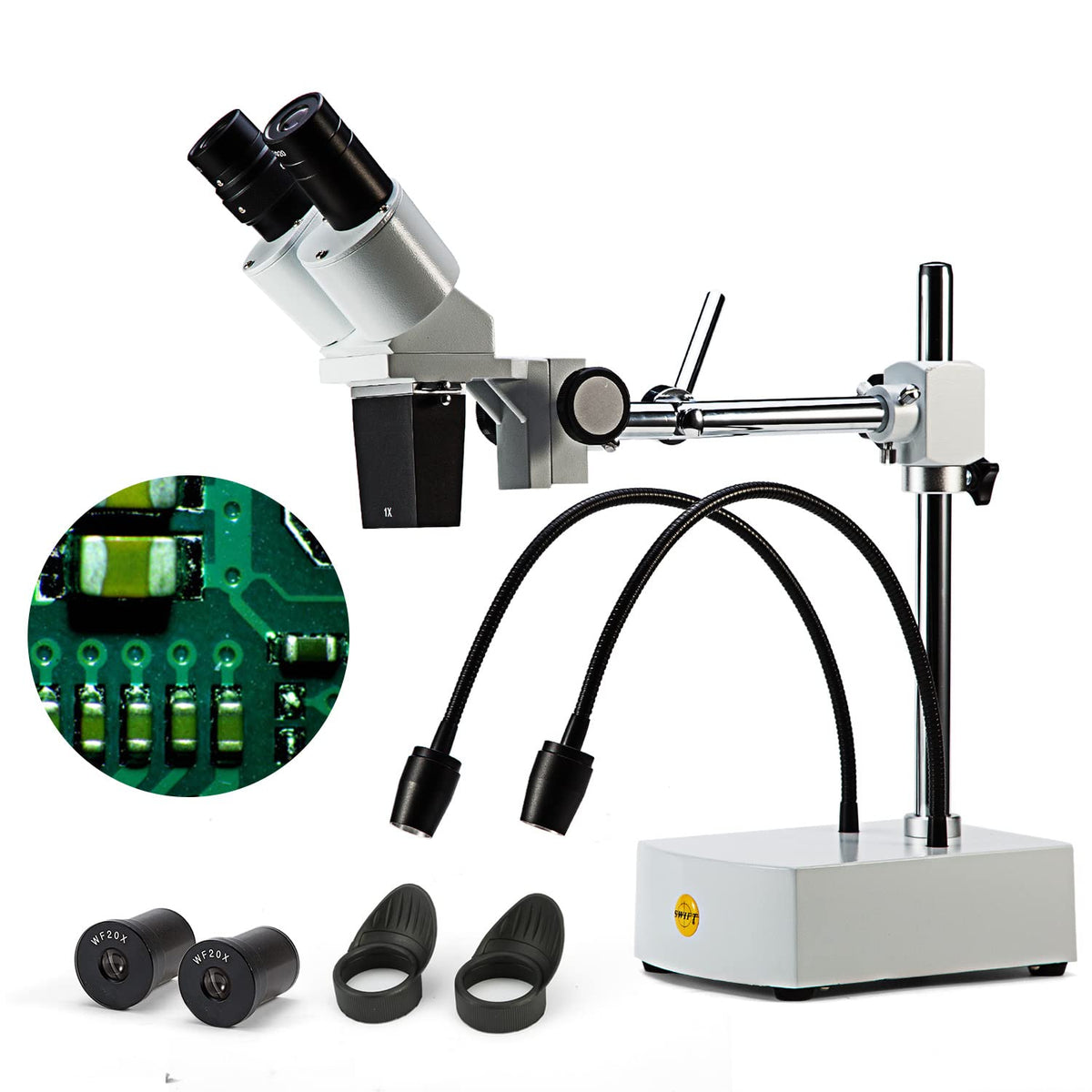 Swift S41-20 dissecting binocular for precise feature inspection