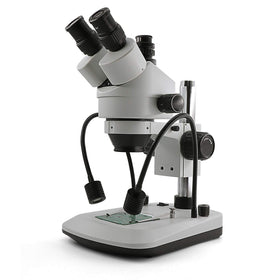 Swift S7-TGL-CA05 trinocular head tilted 45 degrees for comfortable viewing