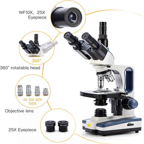Swift SW350T double-layer mechanical stage for precise specimen navigation
