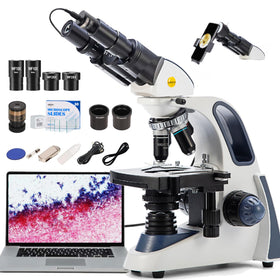 SWIFT SW380B front view, a versatile microscope for classroom demonstrations.