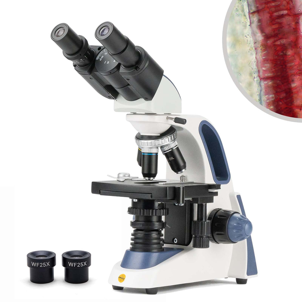 SWIFT SW380B magnification dial enables precise multi-level viewing.