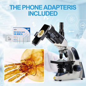 SWIFT SW380T included slides and cover slips for immediate slide preparation