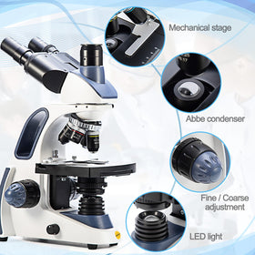 SWIFT SW380T two-layer mechanical stage for precise slide navigation