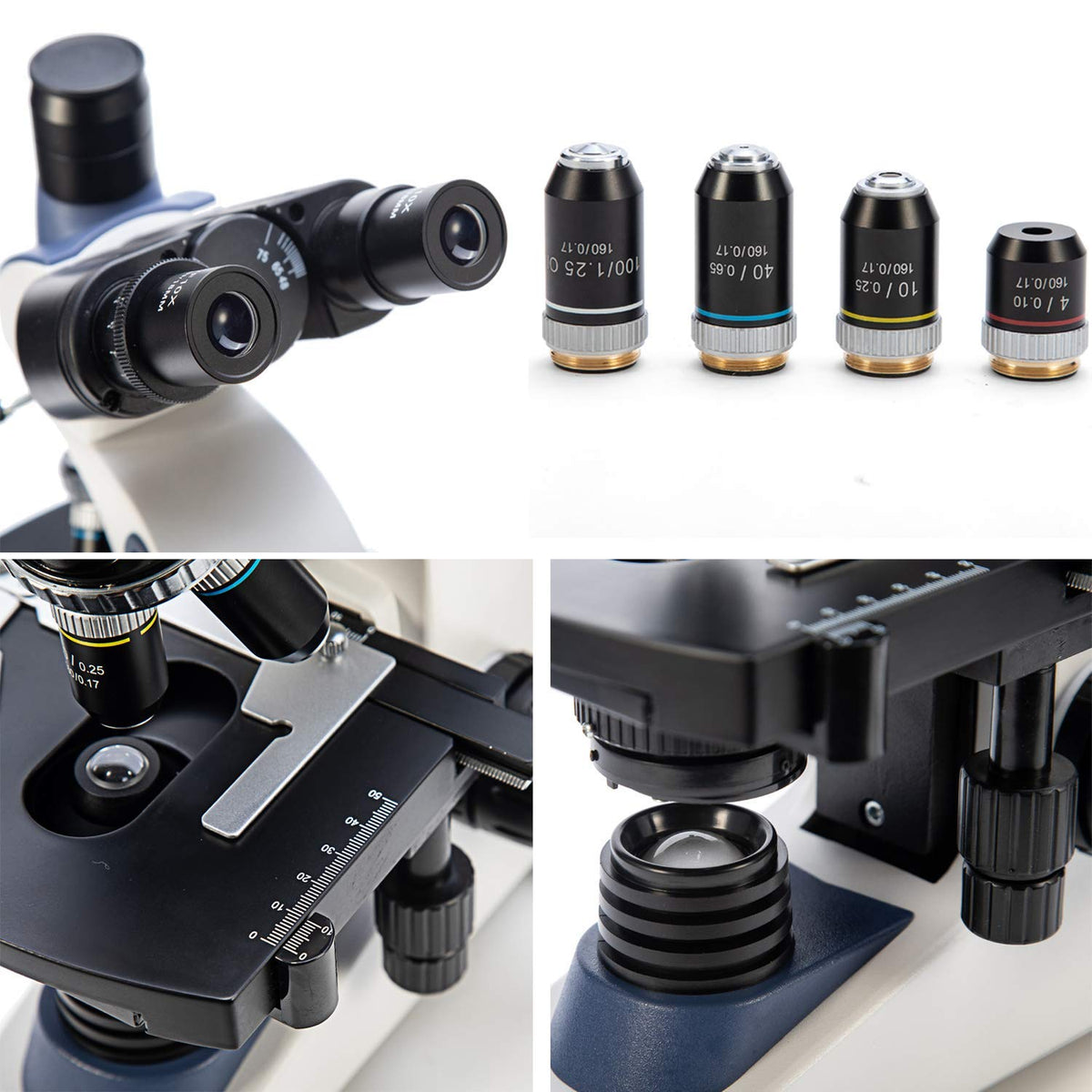 Swift SW380T wide-field eyepieces 10X and 25X for clear views