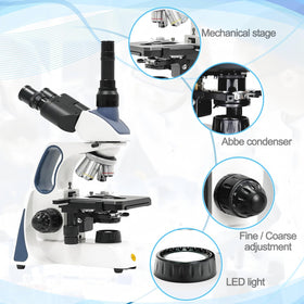 Swift SW400 achromatic-objectives deliver high contrast and sharp images for research slides.