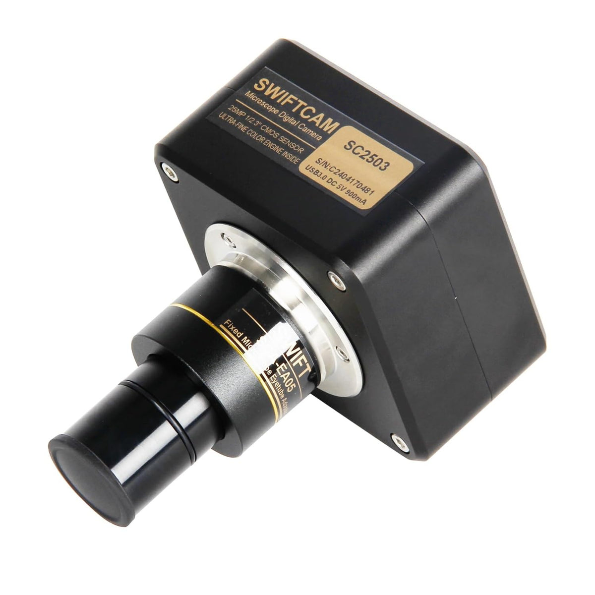 Swift SW400 two-layer mechanical stage supports stable, smooth specimen movement.