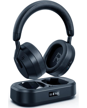 swiitech front view of transmitter and headset showing setup ease
