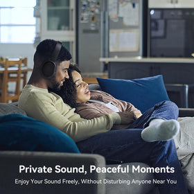 Swiitech user watching TV showing private immersive listening