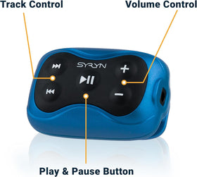 Swimbuds SYRYN Flip worn by a swimmer during pool training