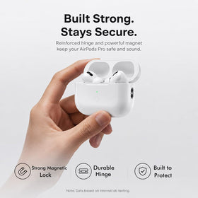 SWINCHO case next to coin showing compact size and easy portability