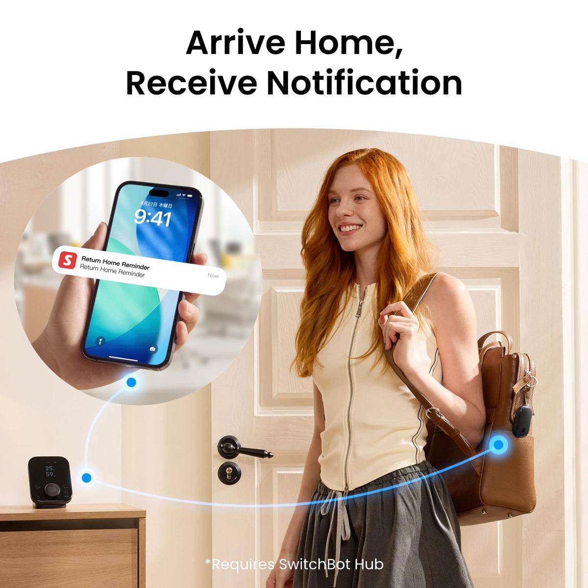 SwitchBot 130 dB safety alarm compact portable device for everyday carry