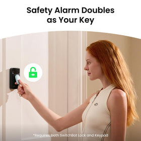 SwitchBot 130 dB safety alarm gift-ready packaging