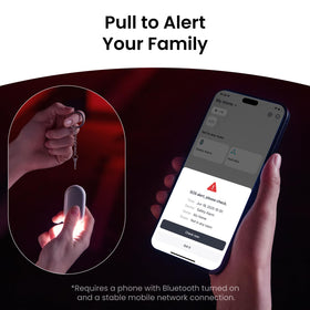 SwitchBot 130 dB safety alarm LED indicator provides quick visual cue